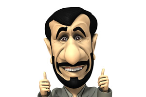 President Ahmadinejad of Iran, as animated by Headcases. Copyright: Red Vision. President Ahmadinejad of Iran, as animated by Headcases. Copyright: Red Vision.