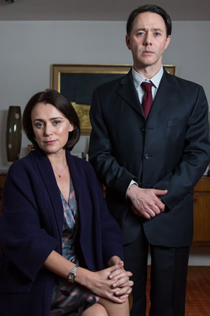 Keeley Hawes and Reece Shearsmith in Series 3 of Inside No. 9. Image shows from L to R: Louise (Keeley Hawes), David (Reece Shearsmith). Copyright: BBC. Keeley Hawes and Reece Shearsmith in Series 3 of Inside No. 9. Image shows from L to R: Louise (Keeley Hawes), David (Reece Shearsmith). Copyright: BBC.