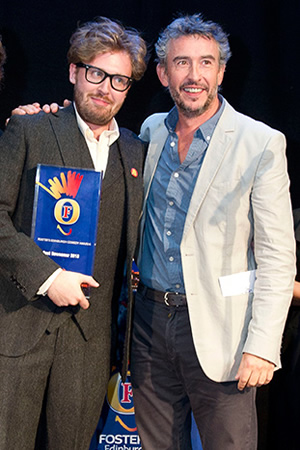 Image shows from L to R: John Kearns, Steve Coogan. Image shows from L to R: John Kearns, Steve Coogan.