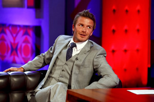 Friday Night With Jonathan Ross. David Beckham. Copyright: Hot Sauce. Friday Night With Jonathan Ross. David Beckham. Copyright: Hot Sauce.