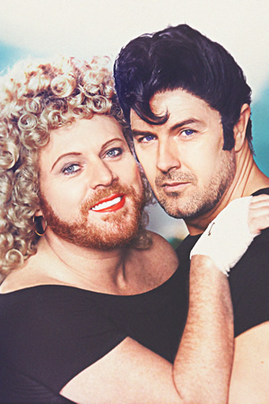The Keith & Paddy Picture Show. Image shows from L to R: Sandy (Leigh Francis), Danny (Paddy McGuinness). Copyright: Talkback. The Keith & Paddy Picture Show. Image shows from L to R: Sandy (Leigh Francis), Danny (Paddy McGuinness). Copyright: Talkback.
