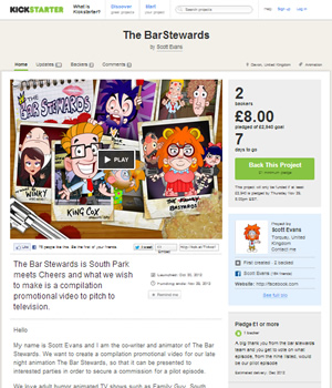 The Bar Stewards on Kickstarter. The Bar Stewards on Kickstarter.