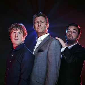 The Last Leg. Image shows from L to R: Josh Widdicombe, Adam Hills, Alex Brooker. Copyright: Open Mike Productions. The Last Leg. Image shows from L to R: Josh Widdicombe, Adam Hills, Alex Brooker. Copyright: Open Mike Productions.