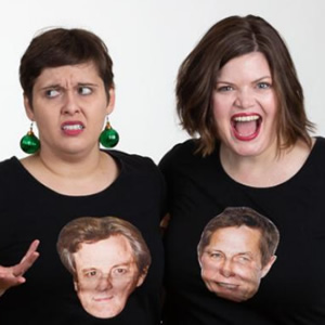 Love/Hate Actually. Image shows from L to R: Amy Currie, Natalie Bochenski. Love/Hate Actually. Image shows from L to R: Amy Currie, Natalie Bochenski.