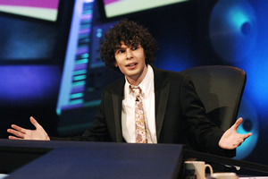 Never Mind The Buzzcocks. Simon Amstell. Copyright: TalkbackThames / BBC. Never Mind The Buzzcocks. Simon Amstell. Copyright: TalkbackThames / BBC.