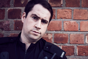 No Offence. P.C. Jonah Mitchell (Ste Johnston). Copyright: AbbottVision. No Offence. P.C. Jonah Mitchell (Ste Johnston). Copyright: AbbottVision.