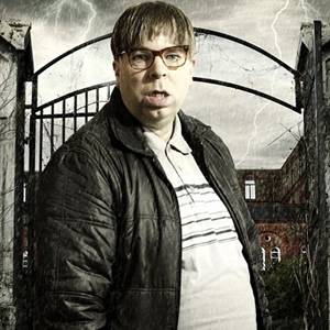 Psychoville. David Sowerbutts (Steve Pemberton). Copyright: BBC. Psychoville. David Sowerbutts (Steve Pemberton). Copyright: BBC.