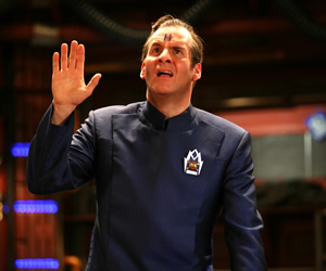 Red Dwarf. Rimmer (Chris Barrie). Copyright: Grant Naylor Productions / BBC. Red Dwarf. Rimmer (Chris Barrie). Copyright: Grant Naylor Productions / BBC.