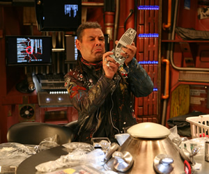 Red Dwarf. Lister (Craig Charles). Copyright: Grant Naylor Productions / BBC. Red Dwarf. Lister (Craig Charles). Copyright: Grant Naylor Productions / BBC.