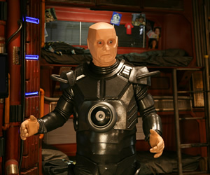 Red Dwarf. Kryten (Robert Llewellyn). Copyright: Grant Naylor Productions / BBC. Red Dwarf. Kryten (Robert Llewellyn). Copyright: Grant Naylor Productions / BBC.