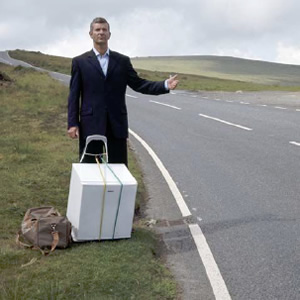 Round Ireland With A Fridge. Tony (Tony Hawks). Copyright: Fridge d'Or Films. Round Ireland With A Fridge. Tony (Tony Hawks). Copyright: Fridge d'Or Films.