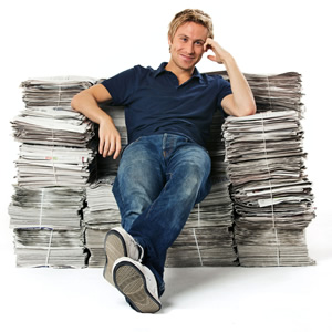 Russell Howard's Good News. Russell Howard. Copyright: Avalon Television. Russell Howard's Good News. Russell Howard. Copyright: Avalon Television.