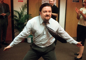 The Office. David Brent (Ricky Gervais). Copyright: BBC. The Office. David Brent (Ricky Gervais). Copyright: BBC.