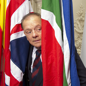 The Royal Bodyguard. Captain Guy Hubble (David Jason). Copyright: Hat Trick Productions / Busby Productions. The Royal Bodyguard. Captain Guy Hubble (David Jason). Copyright: Hat Trick Productions / Busby Productions.
