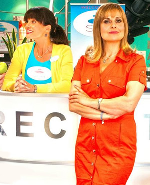 The Spa. Image shows from L to R: Sally (Niky Wardley), Alison (Rebecca Front). Copyright: Tiger Aspect Productions. The Spa. Image shows from L to R: Sally (Niky Wardley), Alison (Rebecca Front). Copyright: Tiger Aspect Productions.