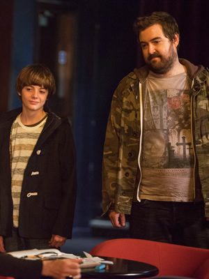 Uncle. Image shows from L to R: Errol (Elliot Speller-Gillott), Andy (Nick Helm). Copyright: Baby Cow Productions. Uncle. Image shows from L to R: Errol (Elliot Speller-Gillott), Andy (Nick Helm). Copyright: Baby Cow Productions.