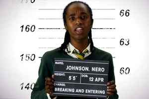 4 O'Clock Club. Nero Johnson (Akai Osei). Copyright: BBC. 4 O'Clock Club. Nero Johnson (Akai Osei). Copyright: BBC.