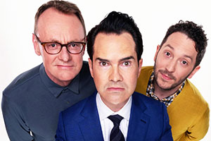 8 Out Of 10 Cats Does Countdown. Image shows from L to R: Sean Lock, Jimmy Carr, Jon Richardson. Copyright: Zeppotron. 8 Out Of 10 Cats Does Countdown. Image shows from L to R: Sean Lock, Jimmy Carr, Jon Richardson. Copyright: Zeppotron.