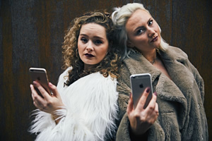 Bad Snappers. Image shows from L to R: Georgie (Georgie Fuller), Danni (Danni Jackson). Bad Snappers. Image shows from L to R: Georgie (Georgie Fuller), Danni (Danni Jackson).