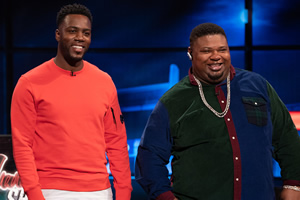 The Big Narstie Show. Image shows from L to R: Mo Gilligan, Big Narstie. The Big Narstie Show. Image shows from L to R: Mo Gilligan, Big Narstie.