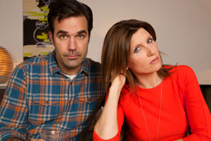 Catastrophe. Image shows from L to R: Rob (Rob Delaney), Sharon (Sharon Horgan). Copyright: Avalon Television. Catastrophe. Image shows from L to R: Rob (Rob Delaney), Sharon (Sharon Horgan). Copyright: Avalon Television.