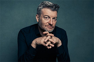 Charlie Brooker's Antiviral Wipe. Charlie Brooker. Copyright: Matt Holyoak. Charlie Brooker's Antiviral Wipe. Charlie Brooker. Copyright: Matt Holyoak.