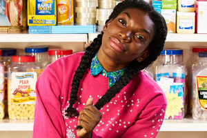 Chewing Gum. Tracey Gordon (Michaela Coel). Copyright: Retort. Chewing Gum. Tracey Gordon (Michaela Coel). Copyright: Retort.