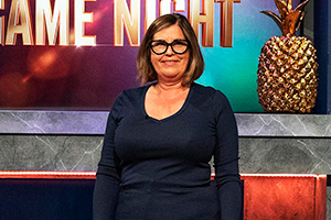 Comedy Game Night. Liza Tarbuck. Copyright: Monkey Kingdom. Comedy Game Night. Liza Tarbuck. Copyright: Monkey Kingdom.