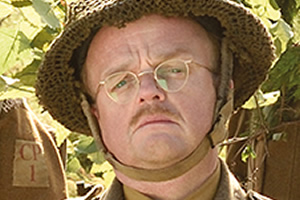 Dad's Army. Captain George Mainwaring (Toby Jones). Copyright: Universal Pictures / DJ Films. Dad's Army. Captain George Mainwaring (Toby Jones). Copyright: Universal Pictures / DJ Films.