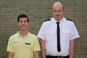 Danny & Mick. Image shows from L to R: Danny (Danny Adams), Mick (Mick Potts). Copyright: Tiger Aspect Productions. Danny & Mick. Image shows from L to R: Danny (Danny Adams), Mick (Mick Potts). Copyright: Tiger Aspect Productions.