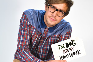 The Dog Ate My Homework. Iain Stirling. Copyright: BBC. The Dog Ate My Homework. Iain Stirling. Copyright: BBC.