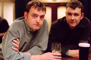 Early Doors. Image shows from L to R: Joe (Craig Cash), Duffy (Phil Mealey). Copyright: Phil McIntyre Entertainment. Early Doors. Image shows from L to R: Joe (Craig Cash), Duffy (Phil Mealey). Copyright: Phil McIntyre Entertainment.