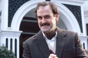 Fawlty Towers. Basil Fawlty (John Cleese). Copyright: BBC. Fawlty Towers. Basil Fawlty (John Cleese). Copyright: BBC.