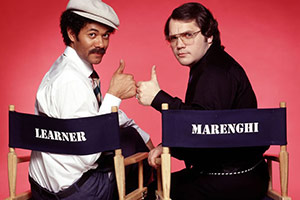 Garth Marenghi's Darkplace. Image shows from L to R: Dean Learner / Thornton Reed (Richard Ayoade), Garth Marenghi / Dr. Rick Dagless M.D. (Matthew Holness). Copyright: Avalon Television. Garth Marenghi's Darkplace. Image shows from L to R: Dean Learner / Thornton Reed (Richard Ayoade), Garth Marenghi / Dr. Rick Dagless M.D. (Matthew Holness). Copyright: Avalon Television.