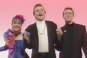 Harry Enfield & Chums. Image shows from L to R: Kathy Burke, Harry Enfield, Paul Whitehouse. Harry Enfield & Chums. Image shows from L to R: Kathy Burke, Harry Enfield, Paul Whitehouse.