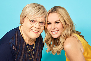 The Holden Girls: Mandy & Myrtle. Image shows from L to R: Myrtle (Leigh Francis), Amanda Holden. The Holden Girls: Mandy & Myrtle. Image shows from L to R: Myrtle (Leigh Francis), Amanda Holden.