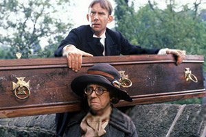 In Loving Memory. Image shows from L to R: Billy Henshaw (Christopher Beeny), Ivy Unsworth (Thora Hird). Copyright: Rex. In Loving Memory. Image shows from L to R: Billy Henshaw (Christopher Beeny), Ivy Unsworth (Thora Hird). Copyright: Rex.