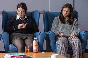 In My Skin. Image shows from L to R: Bethan (Gabrielle Creevy), Katrina (Jo Hartley). In My Skin. Image shows from L to R: Bethan (Gabrielle Creevy), Katrina (Jo Hartley).