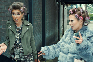 Lazy Susan. Image shows from L to R: Celeste Dring, Freya Parker. Copyright: Tiger Aspect Productions. Lazy Susan. Image shows from L to R: Celeste Dring, Freya Parker. Copyright: Tiger Aspect Productions.