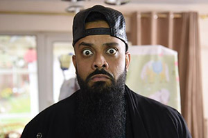 Man Like Mobeen. Mobeen (Guz Khan). Copyright: Cave Bear Productions. Man Like Mobeen. Mobeen (Guz Khan). Copyright: Cave Bear Productions.