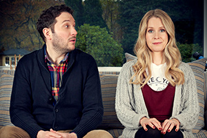Meet The Richardsons. Image shows from L to R: Jon (Jon Richardson), Lucy (Lucy Beaumont). Meet The Richardsons. Image shows from L to R: Jon (Jon Richardson), Lucy (Lucy Beaumont).