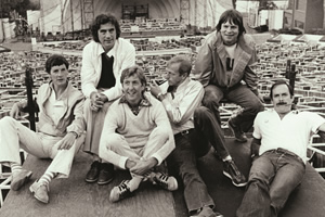 Monty Python Live At The Hollywood Bowl. Image shows from L to R: Michael Palin, Terry Jones, Eric Idle, Graham Chapman, Terry Gilliam, John Cleese. Copyright: Hand Made Films. Monty Python Live At The Hollywood Bowl. Image shows from L to R: Michael Palin, Terry Jones, Eric Idle, Graham Chapman, Terry Gilliam, John Cleese. Copyright: Hand Made Films.