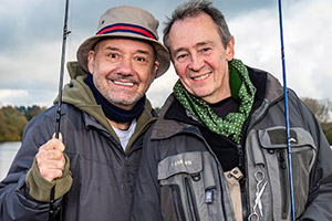 Mortimer & Whitehouse: Gone Fishing. Image shows from L to R: Bob Mortimer, Paul Whitehouse. Copyright: Owl Power. Mortimer & Whitehouse: Gone Fishing. Image shows from L to R: Bob Mortimer, Paul Whitehouse. Copyright: Owl Power.