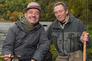 Mortimer & Whitehouse: Gone Fishing. Image shows from L to R: Bob Mortimer, Paul Whitehouse. Copyright: Owl Power. Mortimer & Whitehouse: Gone Fishing. Image shows from L to R: Bob Mortimer, Paul Whitehouse. Copyright: Owl Power.