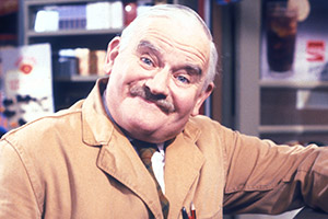 Open All Hours. Albert Arkwright (Ronnie Barker). Copyright: BBC. Open All Hours. Albert Arkwright (Ronnie Barker). Copyright: BBC.