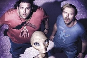 Paul. Image shows from L to R: Clive Gollings (Nick Frost), Graeme Willy (Simon Pegg). Paul. Image shows from L to R: Clive Gollings (Nick Frost), Graeme Willy (Simon Pegg).