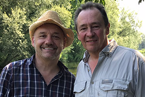 Mortimer & Whitehouse: Gone Fishing. Image shows from L to R: Bob Mortimer, Paul Whitehouse. Copyright: Owl Power. Mortimer & Whitehouse: Gone Fishing. Image shows from L to R: Bob Mortimer, Paul Whitehouse. Copyright: Owl Power.