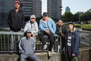 People Just Do Nothing. Image shows from L to R: Decoy (Daniel Sylvester Woolford), Fantasy (Marvin Jay Alvarez), Beats (Hugo Chegwin), Grindah (Allan Mustafa), Chabuddy G (Asim Chaudhry), Steves (Steve Stamp). Copyright: Roughcut Television. People Just Do Nothing. Image shows from L to R: Decoy (Daniel Sylvester Woolford), Fantasy (Marvin Jay Alvarez), Beats (Hugo Chegwin), Grindah (Allan Mustafa), Chabuddy G (Asim Chaudhry), Steves (Steve Stamp). Copyright: Roughcut Television.