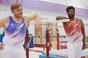 Rob And Romesh Vs. Image shows from L to R: Rob Beckett, Romesh Ranganathan. Copyright: CPL Productions. Rob And Romesh Vs. Image shows from L to R: Rob Beckett, Romesh Ranganathan. Copyright: CPL Productions.