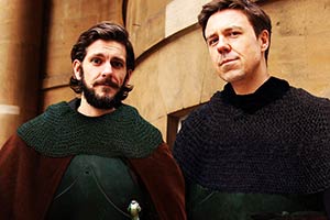 Rosencrantz And Guildenstern Are Dead. Image shows from L to R: Rosencrantz (Mathew Baynton), Guildenstern (Andrew Buchan). Rosencrantz And Guildenstern Are Dead. Image shows from L to R: Rosencrantz (Mathew Baynton), Guildenstern (Andrew Buchan).